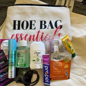 White and Pink Essentials Pouch girls night out & not going home 5 available